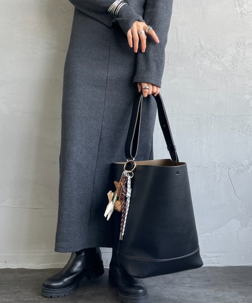 &MyuQ/アンドミューク] 別注 JUNO バケツ型トートバッグ（ショルダー