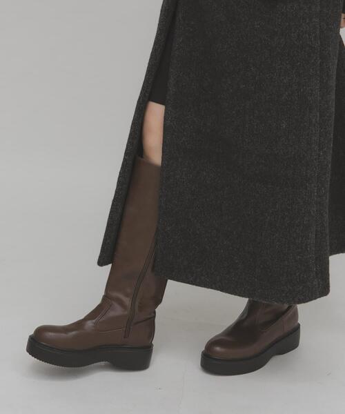 セール】プラットフォームロングブーツ（ブーツ）｜KBF（ケイビーエフ