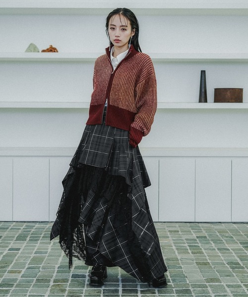 タータンチェックティアードスカート(HARE)（スカート）｜HARE（ハレ