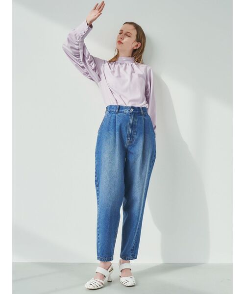 h*様 24AW✨エレンディーク タックフォルムデニムワイドパンツ サイズ