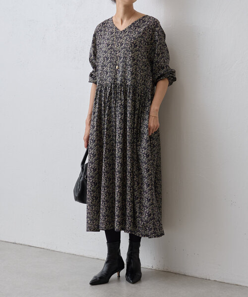 BEARDSLEY（ビアズリー）の「プリントギャザーワンピ（ワンピース