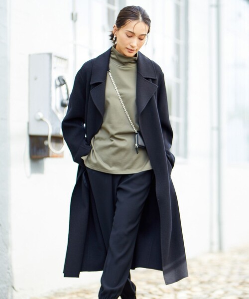 ICB（アイシービー）の「ウールリバー ロングトレンチコート（トレンチ