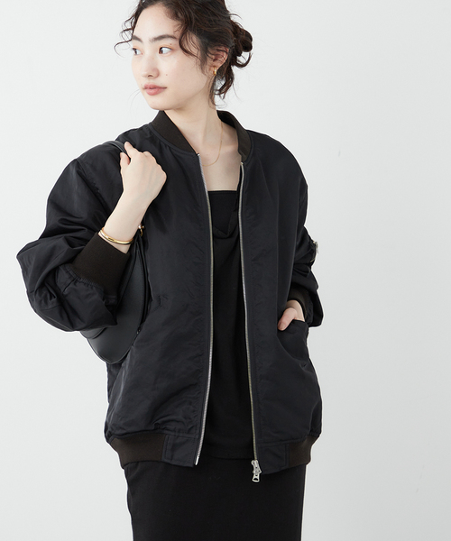 plage（プラージュ）の「《追加》【R'IAM】MA1 MIDDLEブルゾン（MA-1