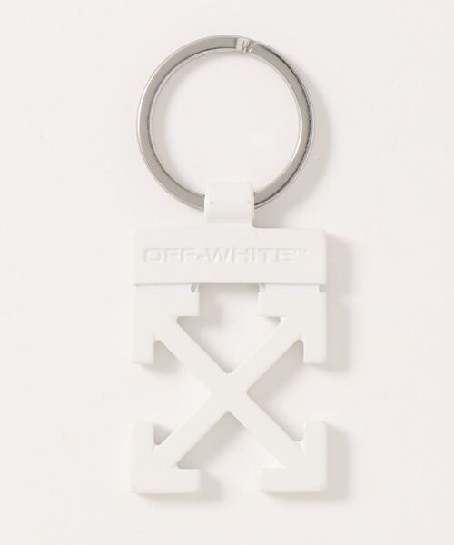 off white（オフホワイト）の「クロスアローロゴ アローキーホルダー