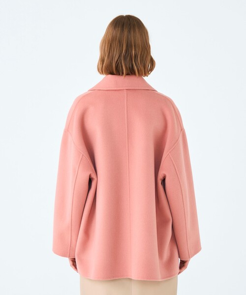 プレミアムウールリバー オープンカラーショートコート（その他