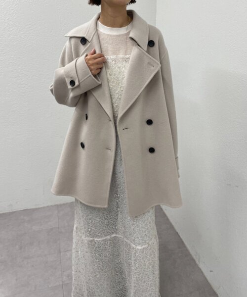 Omekashi（オメカシ）の「ダブルフェイスPコート（ピーコート）」 - WEAR