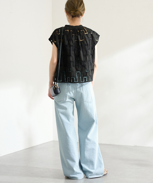 FRAMeWORK（フレームワーク）の「カットワークレースブラウス（シャツ