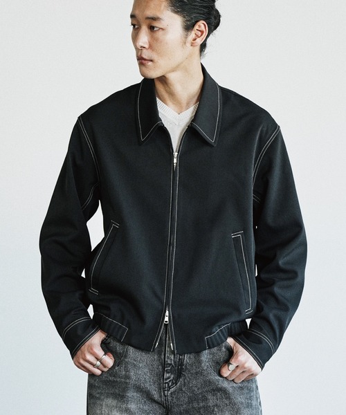 TWILL STITCH LINE SHORT BLOUSON（ブルゾン）｜WYM LIDNM（ウィム