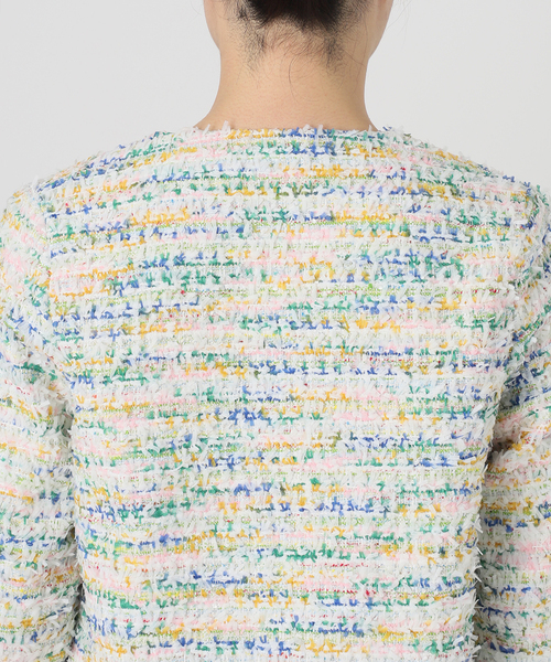 MAISON GUILLEMETTE/メゾンギヨメット】ツィードノーカラージャケット