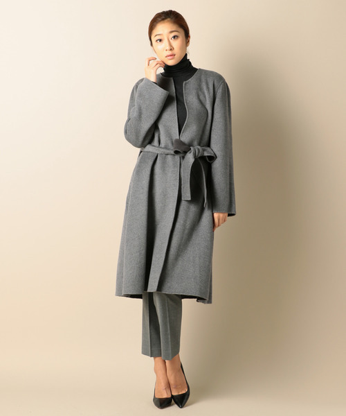 JOSEPH（ジョセフ）の「ダブルフェイスカシミヤコート OSLO ノーカラー