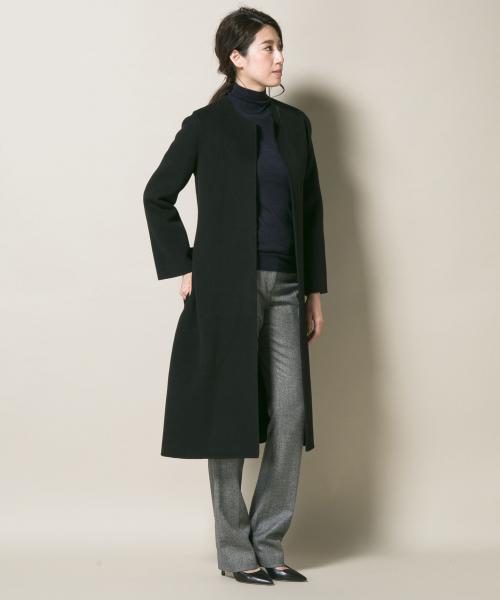 JOSEPH（ジョセフ）の「ダブルフェイスカシミヤコート OSLO ノーカラー