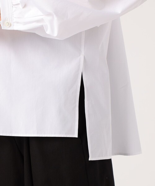 caban（キャバン）の「ハイカウントブロード ギャザーブラウス（シャツ