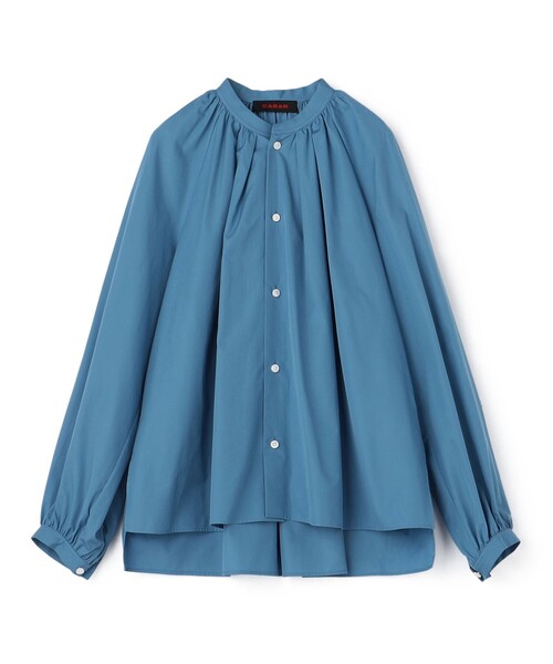 caban（キャバン）の「ハイカウントブロード ギャザーブラウス（シャツ