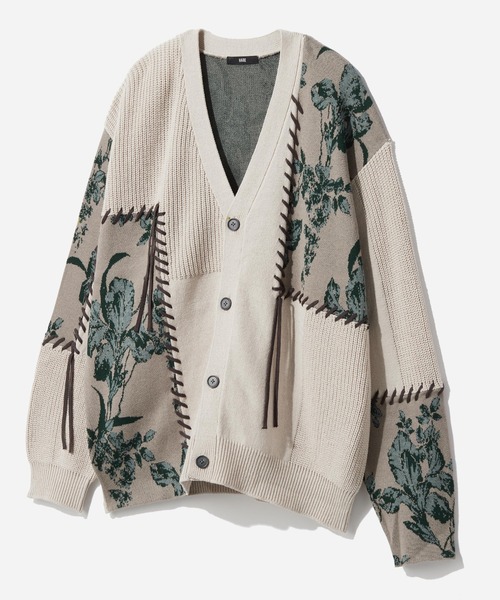 HARE（ハレ）の「パッチワークガラニットカーディガン(HARE