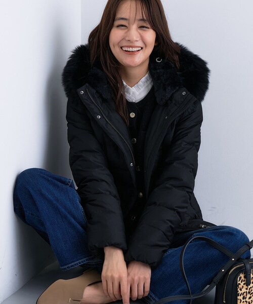 セール】【名品／撥水／抗菌防臭】ショート丈リサイクルダウンコート