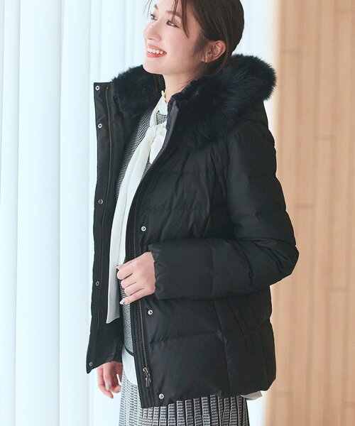 セール】【名品／撥水／抗菌防臭】ショート丈リサイクルダウンコート