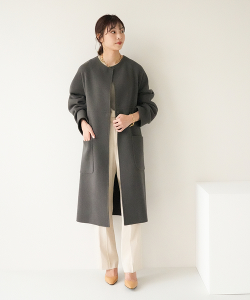 IENA（イエナ）の「ノンミュールジングウール リバーコート（その他