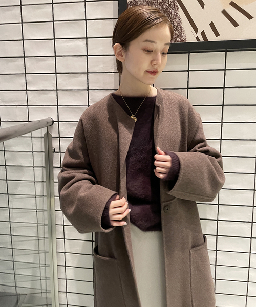 IENA（イエナ）の「ノンミュールジングウール リバーコート（その他