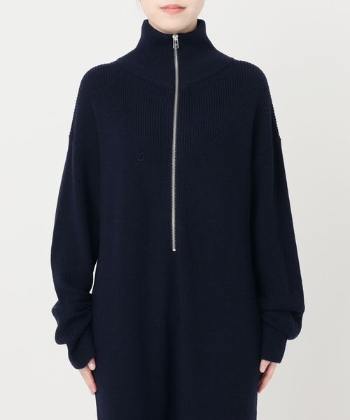 AP STUDIO（エーピーストゥディオ）の「ハーフジップニットジャンプ