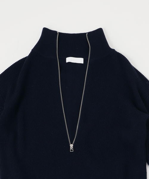 AP STUDIO（エーピーストゥディオ）の「ハーフジップニットジャンプ