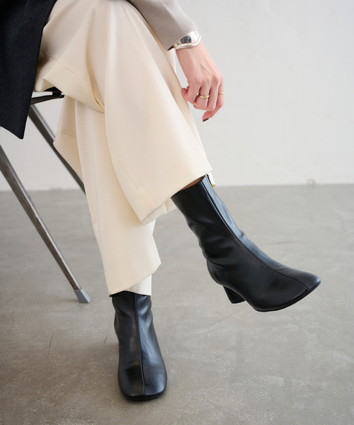 セール】《追加》4.5cmオブリークショートブーツ（ブーツ）｜LE TALON