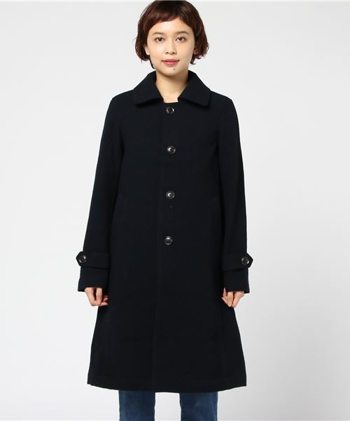 MARINERO（マリネロ）の「ドネガルツイード綾×やぶれ無地コート