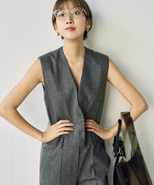 plage（プラージュ）の「R'IAM Vネックオールインワン（ワンピース