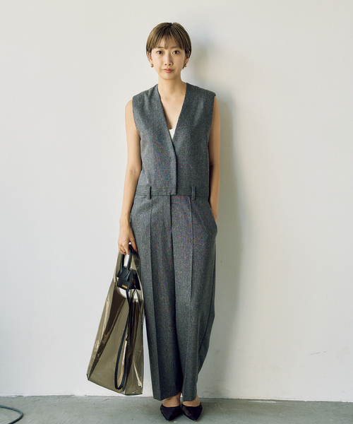 plage（プラージュ）の「R'IAM Vネックオールインワン（ワンピース