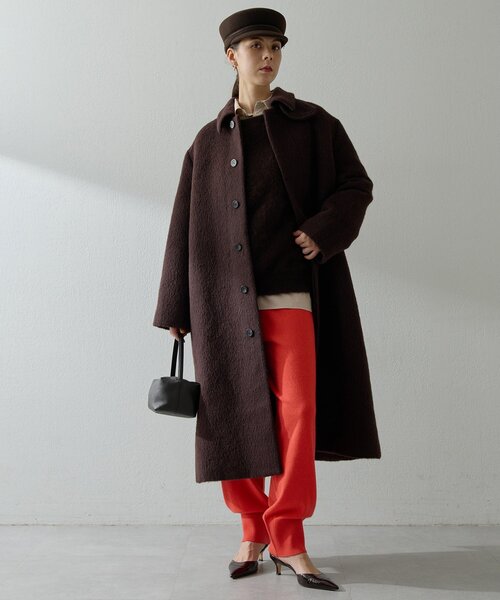 Whim Gazette（ウィムガゼット）の「アルパカシャギーコート（ステン