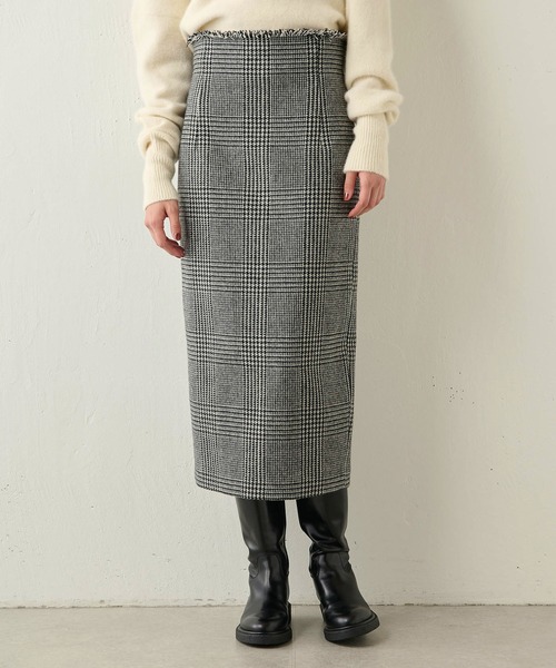 Whim Gazette（ウィムガゼット）の「グレンチェックタイトスカート