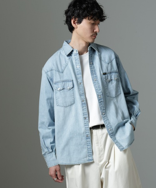 セール】Lee/別注 Lee DENIM WESTERN SHIRT（シャツ/ブラウス）｜Lee