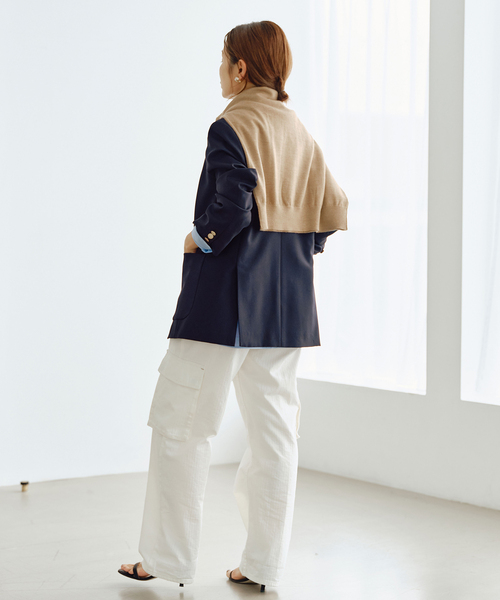 IENA（イエナ）の「ウールダブルブレストジャケット（その他アウター