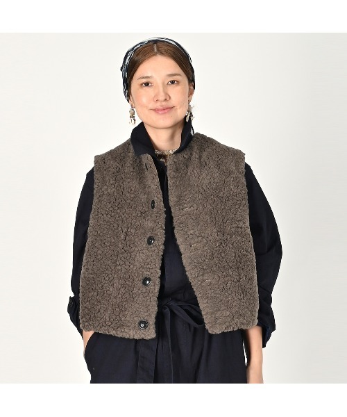 45R（フォーティファイブアール）の「ウールボア×ナイロンのベスト