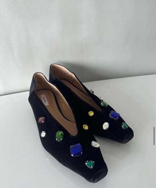 Ameri（アメリ）の「UND BIJOU FLAT PUMPS（パンプス）」 - WEAR