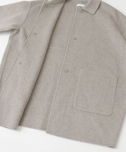 かぐれ（カグレ）の「ウールステンカラーショートコート（ステンカラー