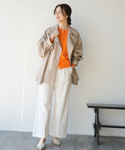 IENA（イエナ）の「Peポプリンオーバーショートコート（その他アウター