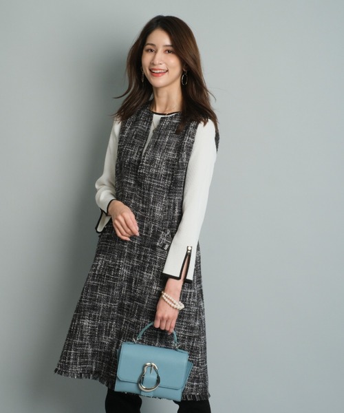 JUSGLITTY（ジャスグリッティー）の「ラメツイードミニジャンスカ