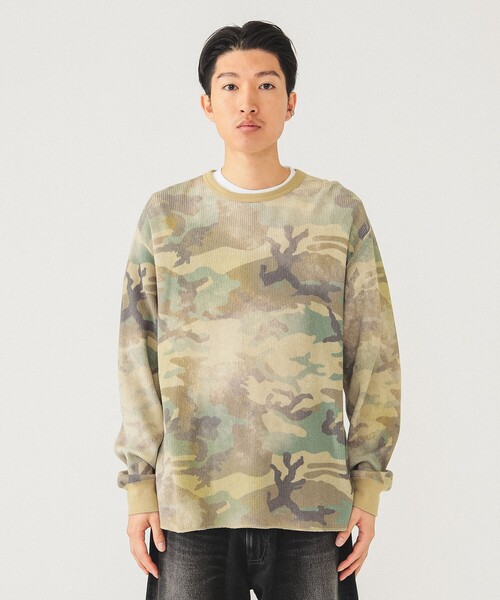 BEAMS（ビームス）の「プリント サーマル クルーネック Tシャツ（T