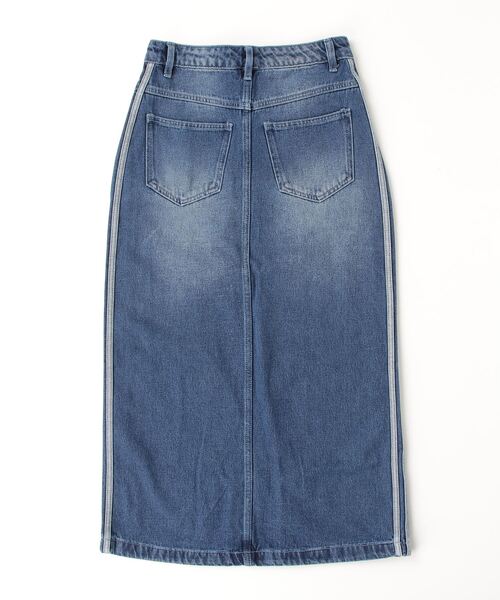 アディカラー・スリーストライプス・デニム・ペンシルスカート