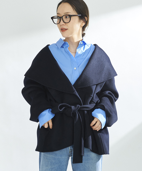 plage（プラージュ）の「ハミルトンワイドカラーショートコート