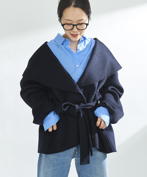 plage（プラージュ）の「ハミルトンワイドカラーショートコート