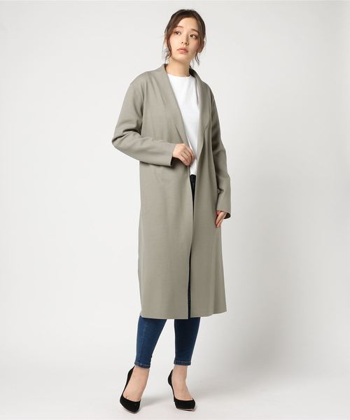 RIVE DROITE（リヴドロワ）の「圧縮スムースショールカラーコート