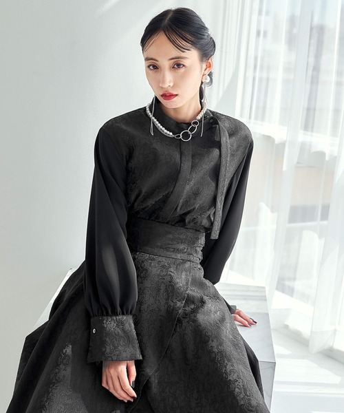 HARE（ハレ）の「ジャガードキリカエボウタイシャツ(HARE)（シャツ