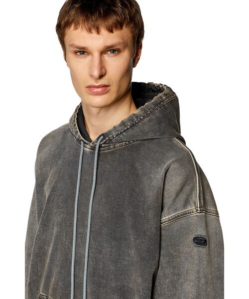 DIESEL（ディーゼル）の「メンズ スウェット パーカー デニム D-UM-RIB