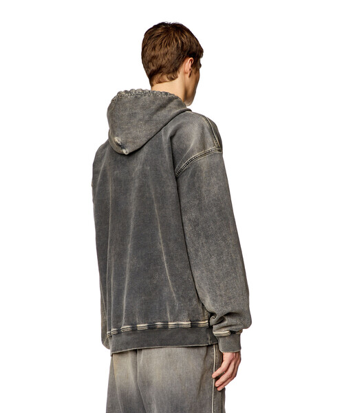 DIESEL（ディーゼル）の「メンズ スウェット パーカー デニム D-UM-RIB