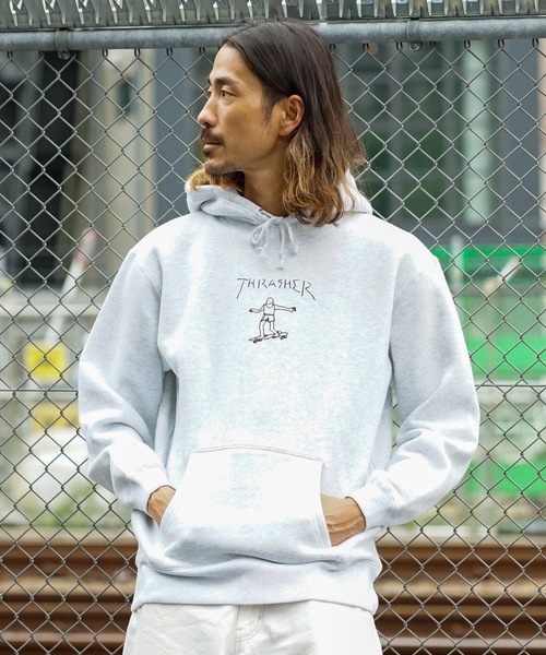 GONZ ART HOODIE SWEAT PARKA/スラッシャーマークゴンザレス10oz