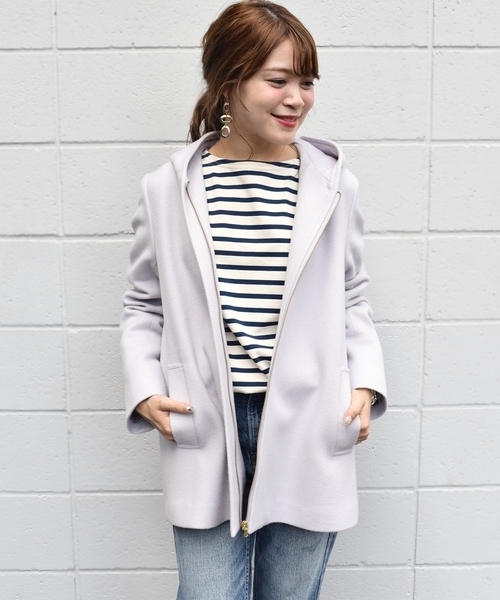 SHIPS（シップス）の「フードショートコート◇（その他アウター）」 - WEAR