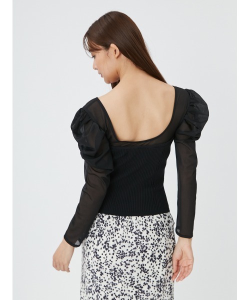 FRAY I.D（フレイアイディー）の「シアースリーブカップインコンビプル