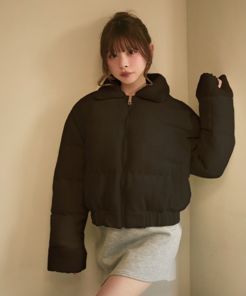 TITTY&CO.（ティティーアンドコー）の「キルティングラメボアダウン