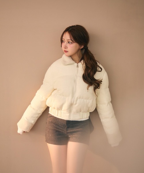 TITTY&CO.（ティティーアンドコー）の「キルティングラメボアダウン